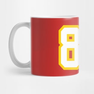 Travis Kelce Number Kansas City Chiefs Mug